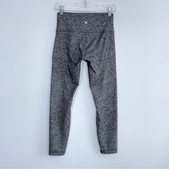 Lululemon Wunder Under Hi-Rise 7/8 Tight *25" Heathered Black Size 8 W5AOUS - Picture 6 of 15